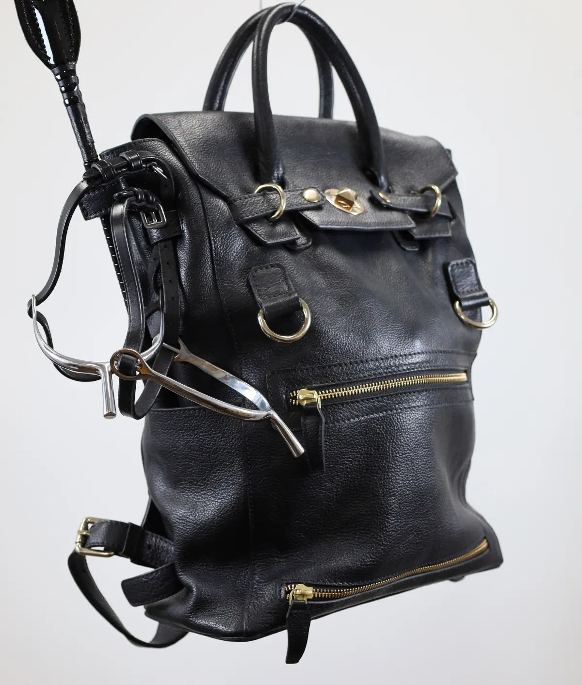Kismet Leather Backpack Tote Bag • TackNRider